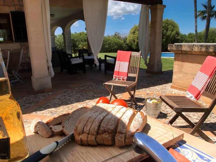 Ciclismo Y Golf Junto A La Playa Finca Son Sant Marti Gran Villa Muro Exterior foto