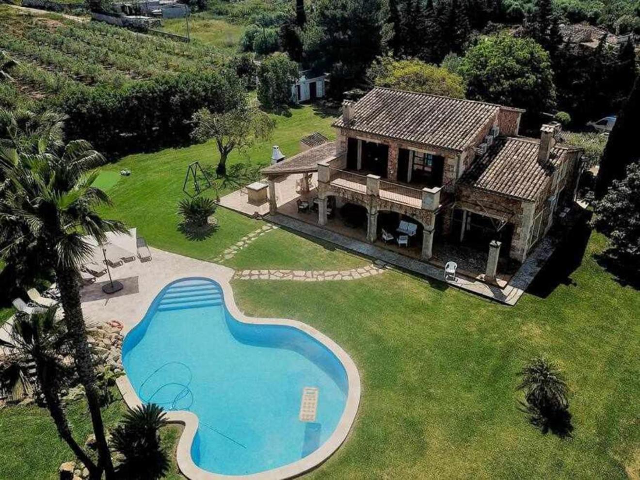 Ciclismo Y Golf Junto A La Playa Finca Son Sant Marti Gran Villa Muro Exterior foto