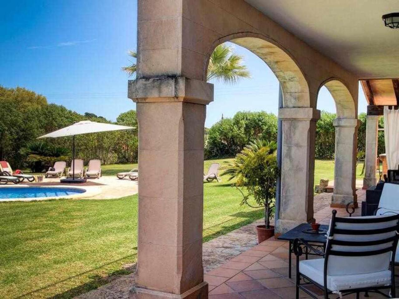 Ciclismo Y Golf Junto A La Playa Finca Son Sant Marti Gran Villa Muro Exterior foto